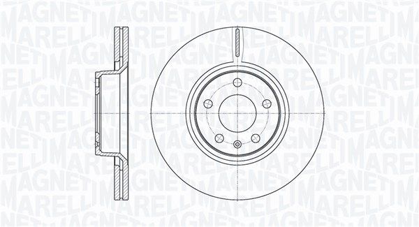 MAGNETI MARELLI Тормозной диск 361302040460